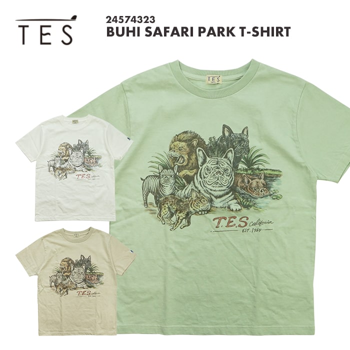 ザエンドレスサマー The Endless Summer TES テス BUHI SAFARI PARK T-SHIRT ブヒ サファリパーク Tシャツ 24574323 送料無料 39ショップ