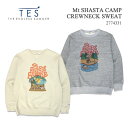 ザエンドレスサマー The Endless Summer TES テス Mt SHASTA CAMP CREWNECK SWEAT キャンプ クルーネックスウェット 裏起毛 ロングスリーブ トレーナー ベージュ グレー 日本製 サーフ 春 秋 冬 ユニセックス TEE 2774331 2color 39ショップ 送料無料