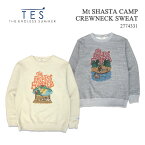 ザエンドレスサマー The Endless Summer TES テス Mt SHASTA CAMP CREWNECK SWEAT キャンプ クルーネックスウェット 裏起毛 ロングスリーブ トレーナー ベージュ グレー 日本製 サーフ 春 秋 冬 ユニセックス TEE 2774331 2color 39ショップ 送料無料