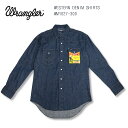 Wrangler 127WM WESTERN DENIM SHIRT O[ fj EGX^ Vc JE{[C WM1027-300  39Vbv