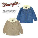 ラングラー ボアジャケット メンズ Wrangler ラングラー WRANGE COAT ラングコート デニムジャケット ランチコート コーデュロイ ボア ビッグサイズ オーバーサイズ 大きいサイズ WM1923 MD USED BEIGE ウエスタン 春 秋 冬 レトロ ヴィンテージ風 古着風 送料無料 39ショップ