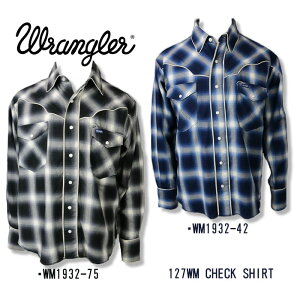 Wrangler 127WM CHECK SHIRT 󥰥顼 å 󥷥 WM1932 ̵ 39å 2colors