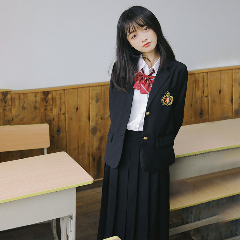 【5％OFFクーポン】 ブレザー制服 5点セット 春秋冬 卒業式スーツ 女子高生制服　カーディガン スクール 秋冬セット 入学式スーツ コスプレ 卒業式服 女の子 女子学生制服 制服 スクール 学生服女の子スーツ 大きいサイズ