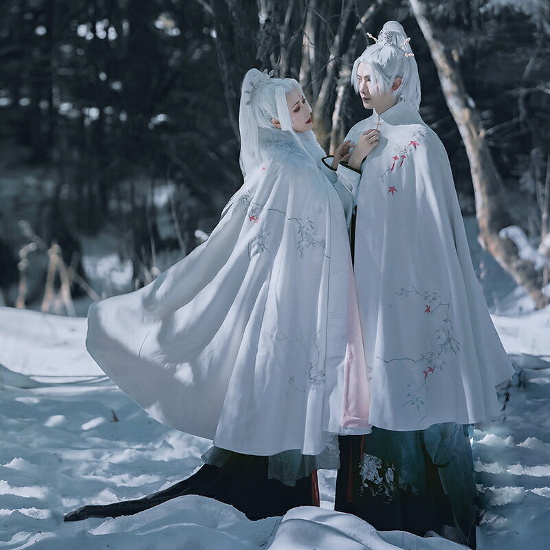 マント 漢服 古典 中華風 唐装漢服 中国古代衣装 漢服 ハーフスカート 民族衣装 仮装 レディース 花柄 刺繍 古風 美人服 ドレス コスプレ 宮廷 ファッション パーティー 学園祭 撮影コスチューム 舞台衣装