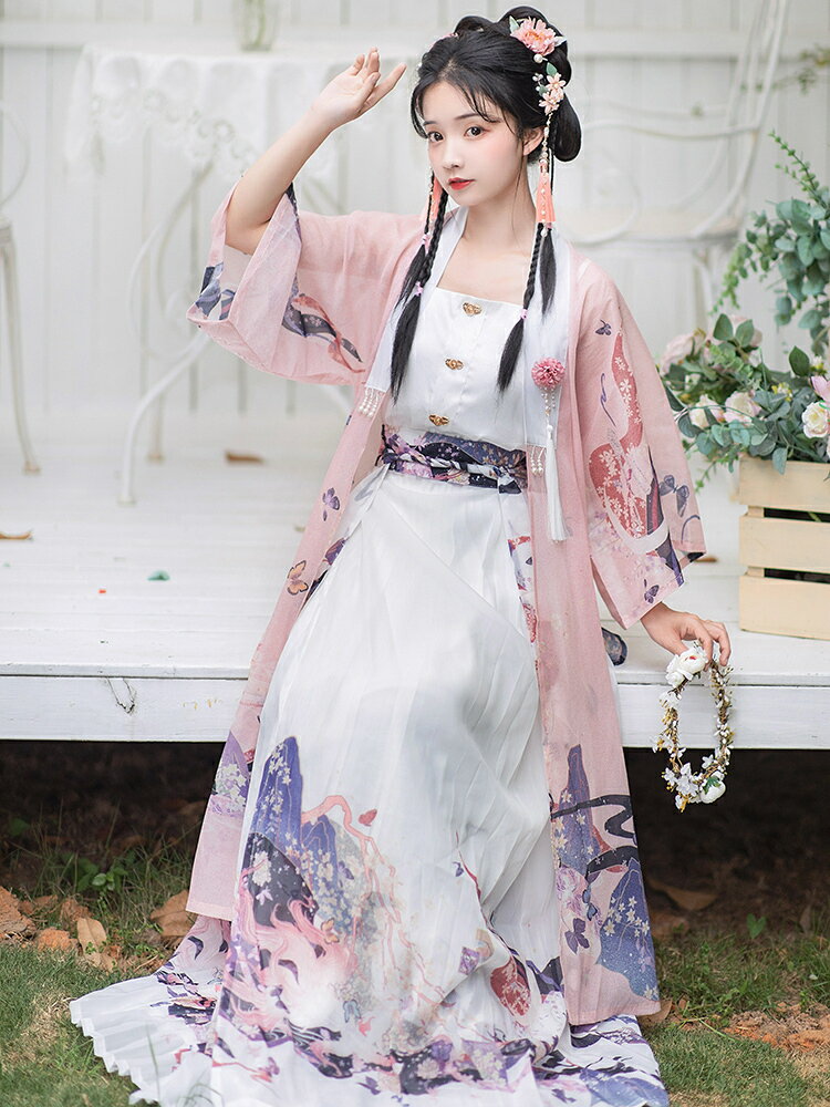 唐装 漢服 3点セット 唐製 スカート 2色から選べる 夏 中国古代衣装 中華服 刺繍 花柄 古風衣装 ファッション パーティー 写真撮影 民族衣装 仮装 学園祭 通勤 舞台衣装 日常 レディース 宮廷 中華風 コスプレ 古風美人服 写真 撮影 クーポン対象外