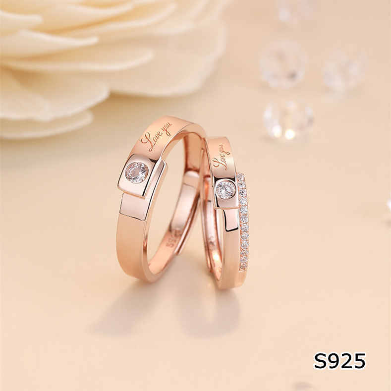 シルバー925 ペアリング レディース メンズ 指輪 リング 2個セット カップルリング 婚約指輪 結婚指輪 調節可能 ペア カップル ギフト プレゼント 贈り...
