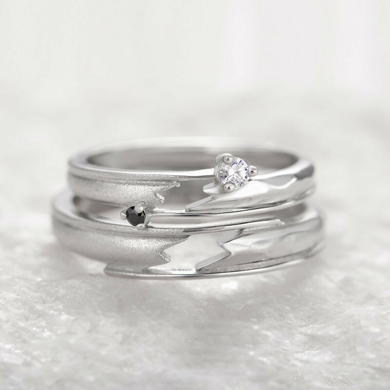シルバー925 ペアリング 2個セット フリーサイズ 調整可能なペアリング お洒落 相手のサイズが分からない時、サプライズで渡したい時にも便利 送料無料