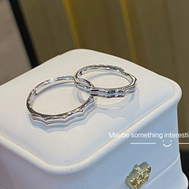 シルバー925 ペアリング 2個セット フリーサイズ ペアリング カップル 人気 レディース メンズ 婚約指輪 結婚指輪 リング 誕生日プレゼント ギフト エレ...