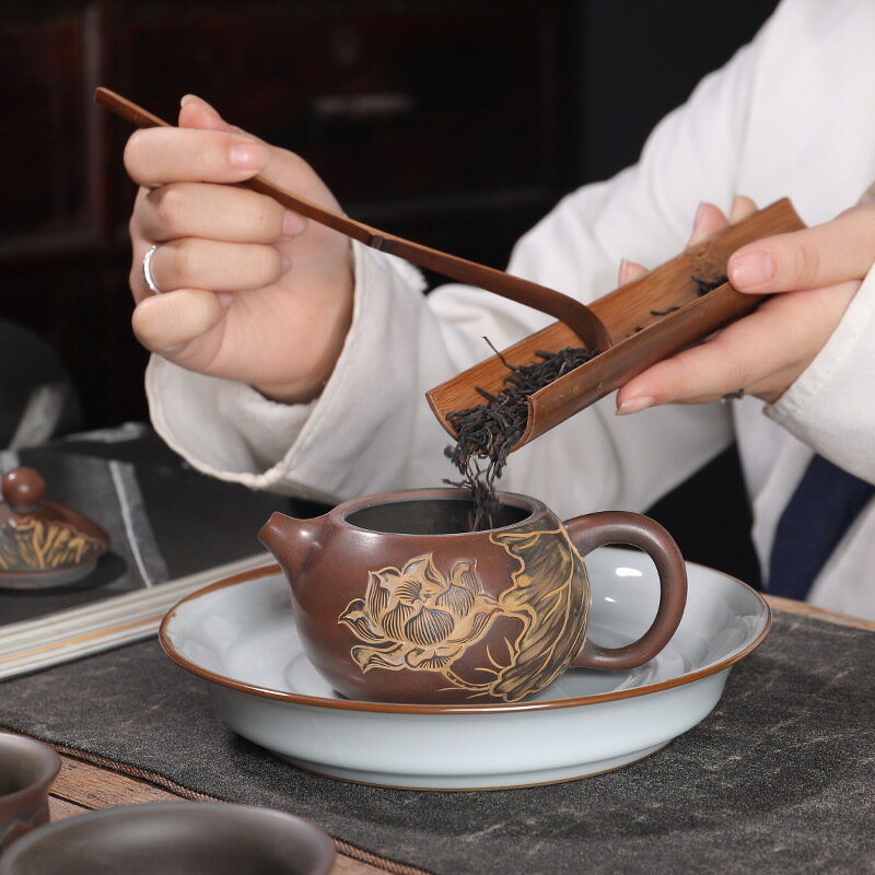 急須 湯呑み セット ティーポット 番茶器セット 茶器揃 陶磁茶具セット 茶器 茶皿 旅行ティーセットー カップ シンプルな和風 包装箱付き 茶器乾燥ティートレー お出かけ用 和風急須 4杯セット 5点入 おしゃれ 茶道具