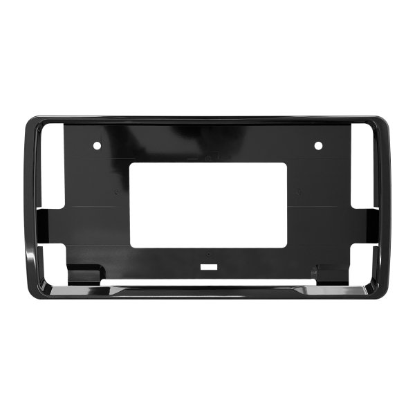 ナンバープレートフレーム ブラック 2枚セット AMEX-A11B(2.0)