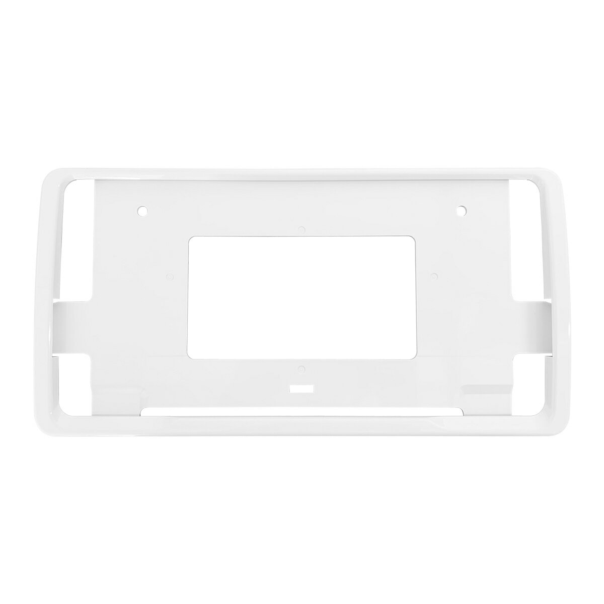 ナンバープレートフレーム 塗装 ホワイト 2枚セット AMEX-A11W 青木製作所 amex