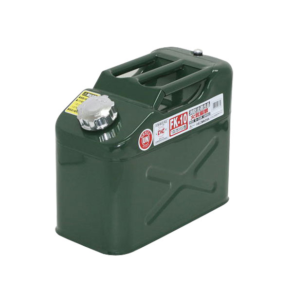 ガソリン携行缶10L・消防法適合品 FK-10 大自工業【メルテック】 [daij]