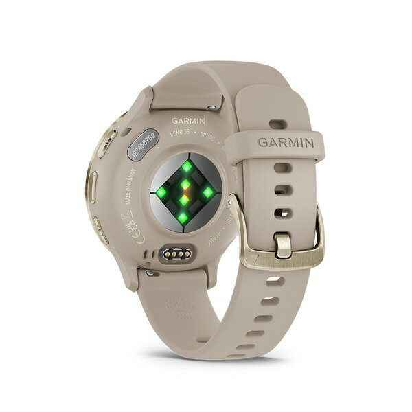 【国内正規品】ガーミン GARMIN Venu 3S French Gray / Cream Gold 010-02785-42 ヴェニュー3S 腕時計 suica対応 ランニング ウォーキング フィットネス プレゼント