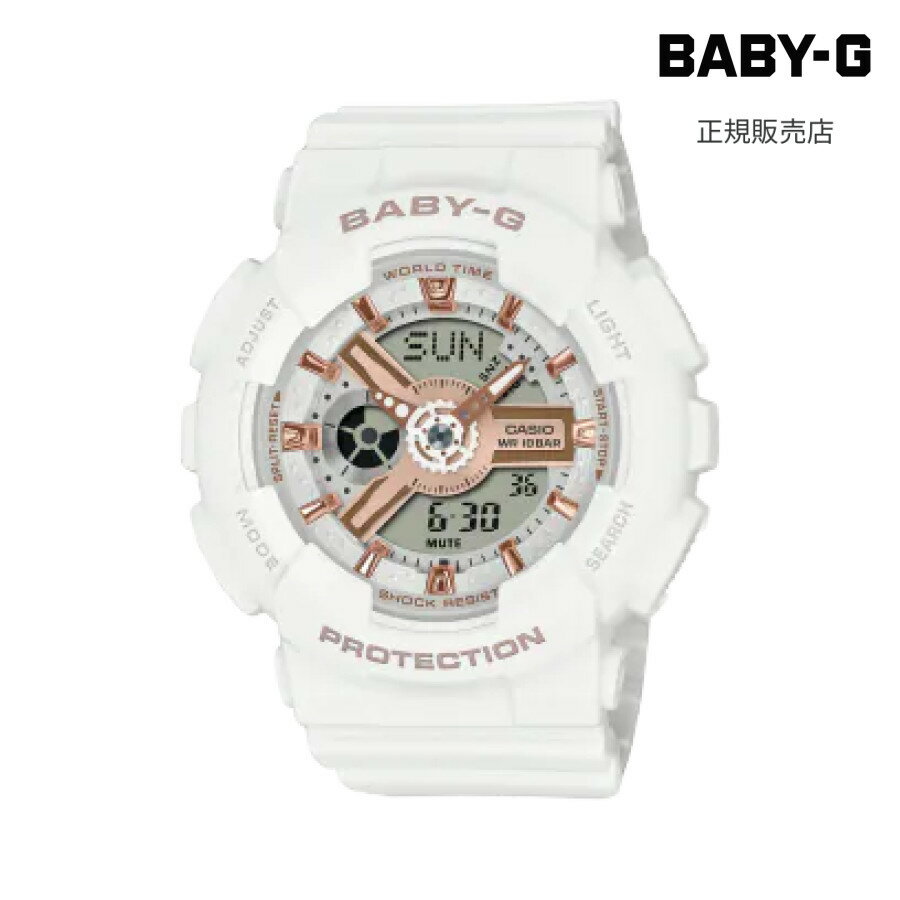 【2人に1人最大100%Pバック要エントリー!10日までの期間限定】【ベビーG 国内正規品】 Baby-G BA-110XRG-7AJF