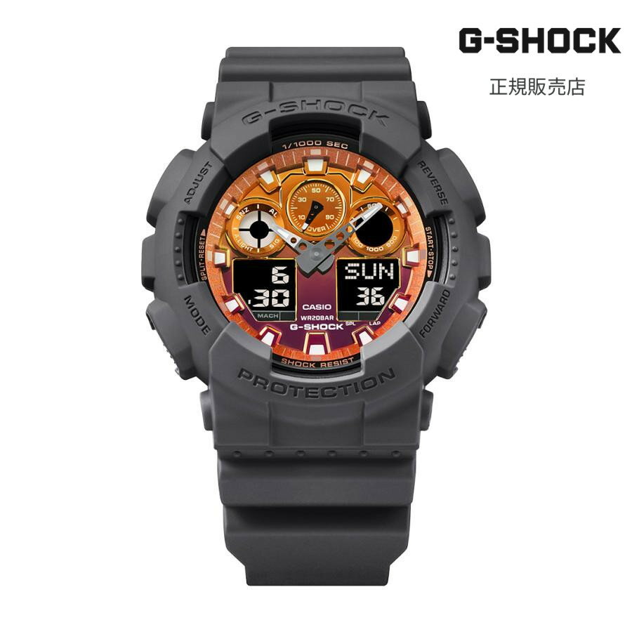 【Gショック 国内正規品】 G-SHOCK GA-100FL-8AJF Flame inside(2.0)