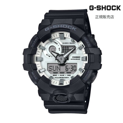 【Gショック 国内正規品】 G-SHOCK GA-700WD-1AJF Black and brilliant white 【Gショック 国内正規品】 G-SHOCK GA-700WD-1AJF Black and brilliant white