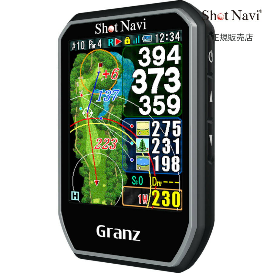 【SS限定！2人に1人100％Pバック】【ショットナビ 国内正規品】 SHOT NAVI Shot Navi Granz Black Granz(B)
