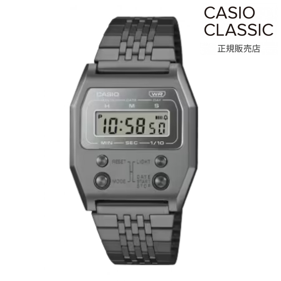 SWATCH - 【マラソン期間 当選で最大100%ポイントバック】【カシオ クラシック 国内正規品】 CASIO CLASSIC A1100GGV-8JF CASIO カシオ 腕時計 メンズ レディース デジタル クォーツ ステンレス メタルバンド レトロ クラシック 防水 軽量 ユニセックス