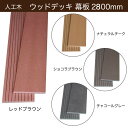 ウッドデッキ 幕板材 人工木 厚み10mm×長さ1800mm・2800mm 【150×10×1800mm・2800mm】 西濃運輸支店止め
