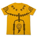 NARUTO -ナルト- 疾風伝 九尾チャクラモードTシャツ/ゴールド-M（再販）[コスパ]《04月予約》