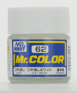 Mr．カラー C62 つや消しホワイト[GSIクレオス]《発売済・在庫品》のサムネイル
