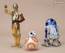 ARTFX+ スター・ウォーズ/フォースの覚醒 R2-D2 & C-3PO with BB-8 1/10 簡易組立キット[コトブキ...