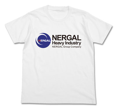 機動戦艦ナデシコ ネルガル重工Tシャツ/ホワイト-L（再販）[コスパ]《02月予約》