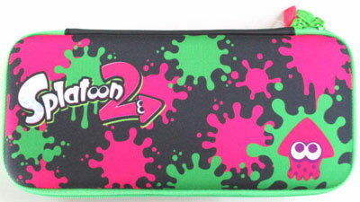 Splatoon2 ハードポーチ for Nintendo Switch インク×イカ[ホリ]《取り寄せ※暫定》