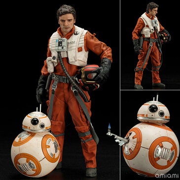 ARTFX+ スター・ウォーズ/フォースの覚醒 ポー・ダメロン ＆ BB-8 2パック フォースの覚醒版 1/10 簡易組立キット[コトブキヤ]《発売済・在庫品》