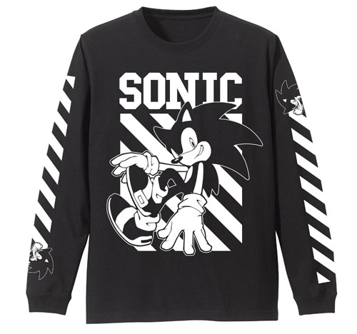 ソニック・ザ・ヘッジホッグ SONIC ロングスリーブTシャツ/BLACK-XL（再販）[コスパ]《12月予約》