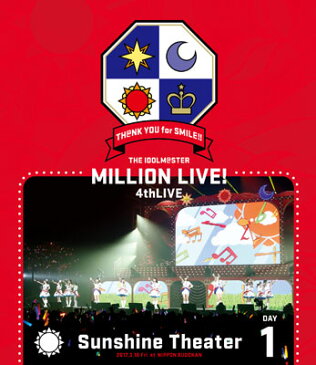 BD THE IDOLM＠STER MILLION LIVE！ 4thLIVE TH＠NK YOU for SMILE！ LIVE Blu-ray [DAY1] (Blu-ray Disc)[ランティス]《取り寄せ※暫定》