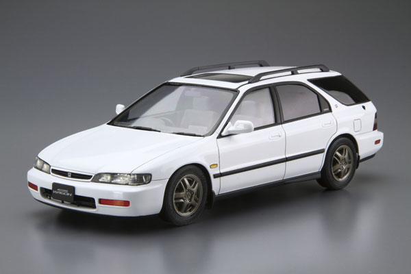 ザ・モデルカー No.76 1/24 ホンダ CF2 アコードワゴンSiR ’96 プラモデル[アオシマ]《取り寄せ※暫定》