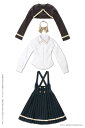 48/50cm用 AZO2 ボレロ制服セット グリーン（ドール用衣装）[アゾン]《発売済・在庫品》