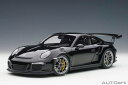 1/18 ポルシェ 911 (991) GT3 RS ブラック[オートアート]《06月予約※暫定》