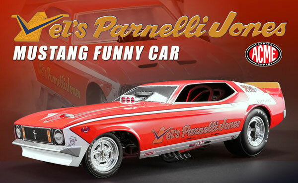 1/18 Mustang Funny Car - Parnelli Jones - Danny Ongais[ACME]《02月仮予約》