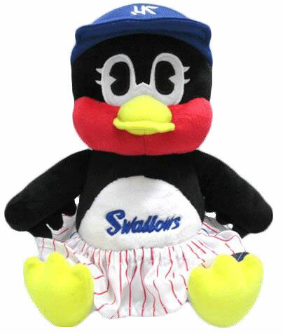 東京ヤクルトスワローズ オフィシャルライセンスグッズ お座りつばみ 小[三英貿易]《在庫切れ》のサムネイル