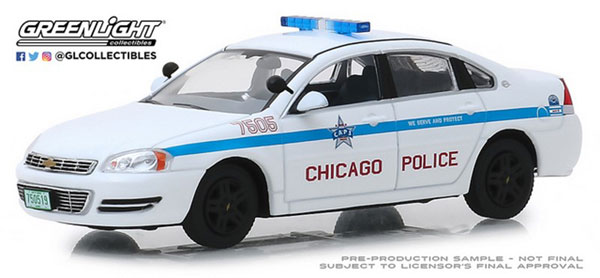 1/43 2010 Chevy Impala - Chicago Police[グリーンライト]《在庫切れ》