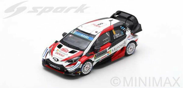 1/43 トヨタ ヤリス WRC TOYOTA Gazoo Racing WRT No.8 3rd Rally Monte Carlo 2019 O. Tanak - M. Jarveoja[スパーク]《在庫切れ》