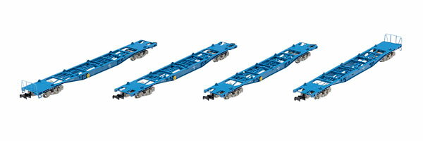 98071 JR コキ102・103形貨車(新塗装・コンテナなし)セット(4両)（再販）[TOMIX]《発売済・在庫品》