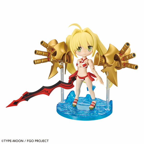 ぷちりっつ キャスター/ネロ・クラウディウス プラモデル 『Fate/Grand Order』（再販）[BANDAI SPIRITS]《発売済・在庫品》