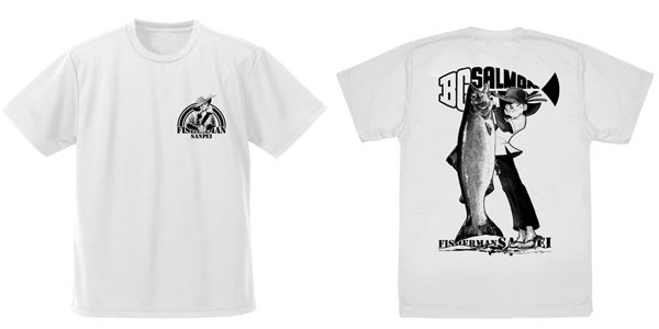 釣りキチ三平 ドライTシャツ/WHITE-L（再販）[コスパ]《10月予約》