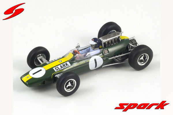 1/43 Lotus 33 No.1 Winner German GP 1965 Jim Clark（再販）[スパーク]《在庫切れ》