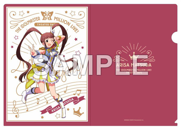 アイドルマスター ミリオンライブ！ A4クリアファイル 松田亜利沙 ルミエール・パピヨンver.[Gift]《発売済・在庫品》