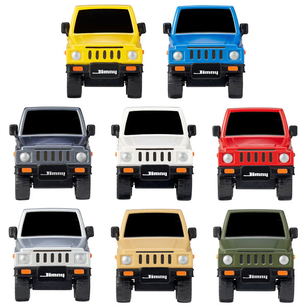 miniQ スズキ デフォルメ軽自動車 「ジムニー編」 8個入りBOX[海洋堂]《在庫切れ》のサムネイル