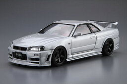 ザ・モデルカー No.34 1/24 ニスモ BNR34 スカイラインGT-R Z-tune’04 プラモデル（再販）[アオシマ]《09月予約》