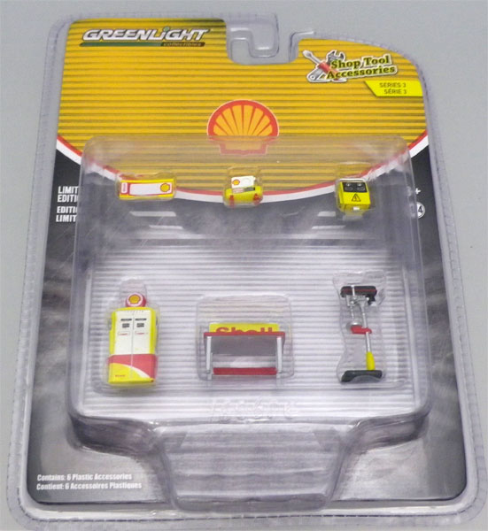 1/64 Auto Body Shop - Shop Tool Accessories Series 3 - Shell Oil[グリーンライト]《在庫切れ》