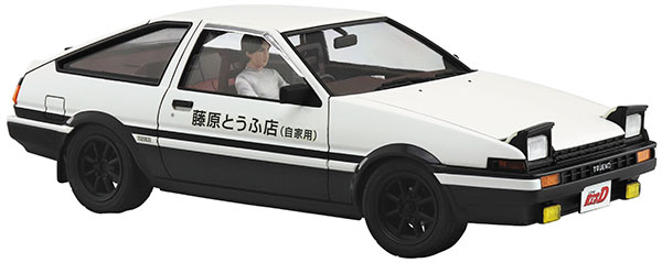 1/24 頭文字(イニシャル)D No.14 藤原拓海 AE86トレノ プロジェクトD仕様 ドライバーフィギュア付 プラ..