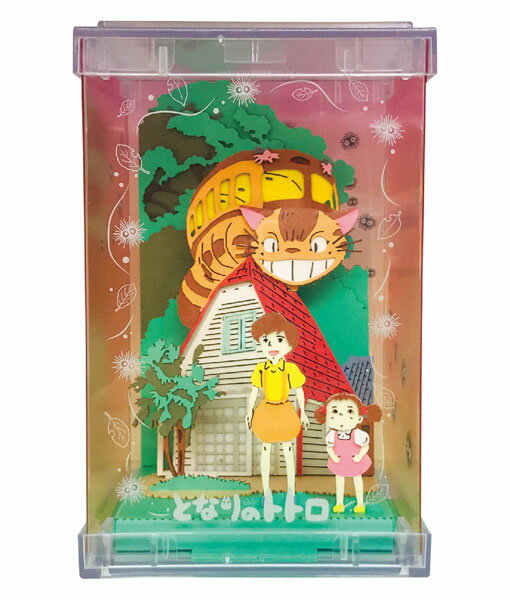 ペーパーシアター -キューブ- スタジオジブリ作品 となりのトトロ PTC-T03 ネコバスありがとう[エンス..