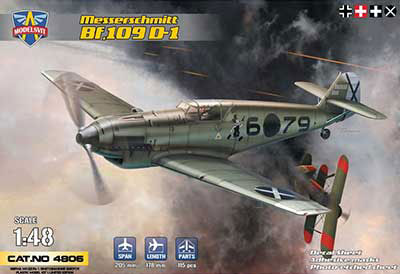 1/48 独・メッサーシュミットBf109D-1戦闘機 プラモデル[モデルズビット]《在庫切れ》