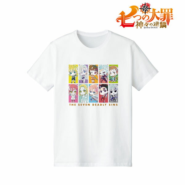 七つの大罪 神々の逆鱗 デフォルメAni-Art Tシャツ レディース XL[アルマビアンカ]《01月予約》